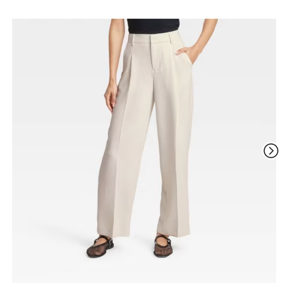 Women’s High Rise Straight Leg Trousers- A New Day